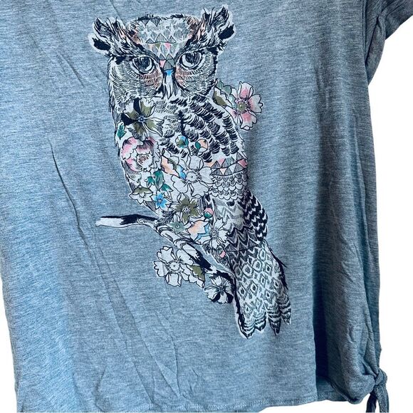 Democracy Blue Owl Graphic Tee - Picture 3 of 5